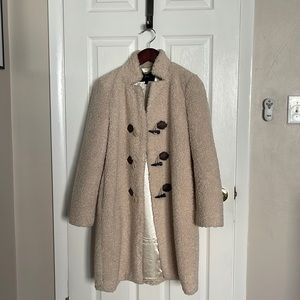 J.Crew Sherpa Toggle Coat - Size Medium